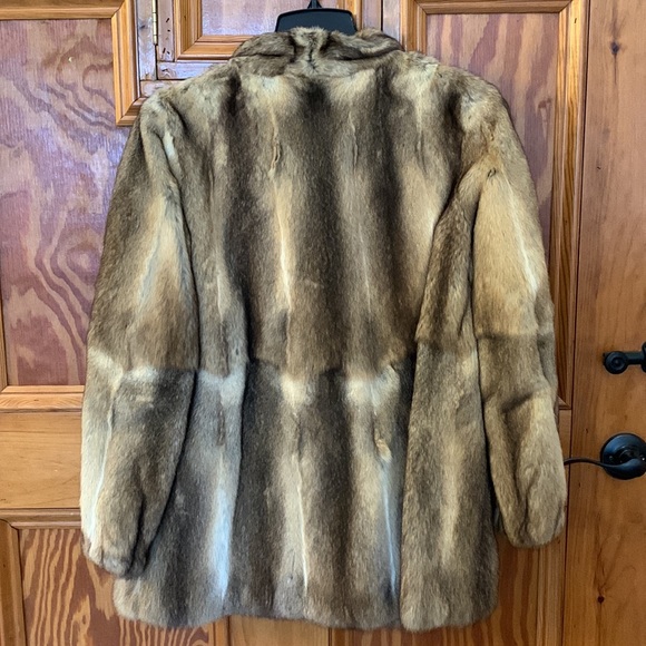 Real muskrat fur jacket - Picture 2 of 6